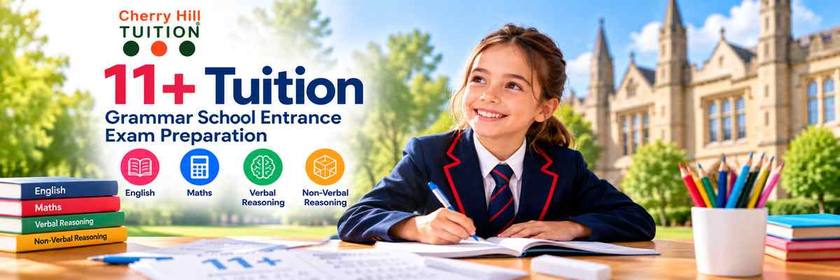11 Plus tuition for grammar school entrance exam preparation at Cherry Hill Tuition